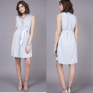 Seraphine Denim Maternity Dress size 2